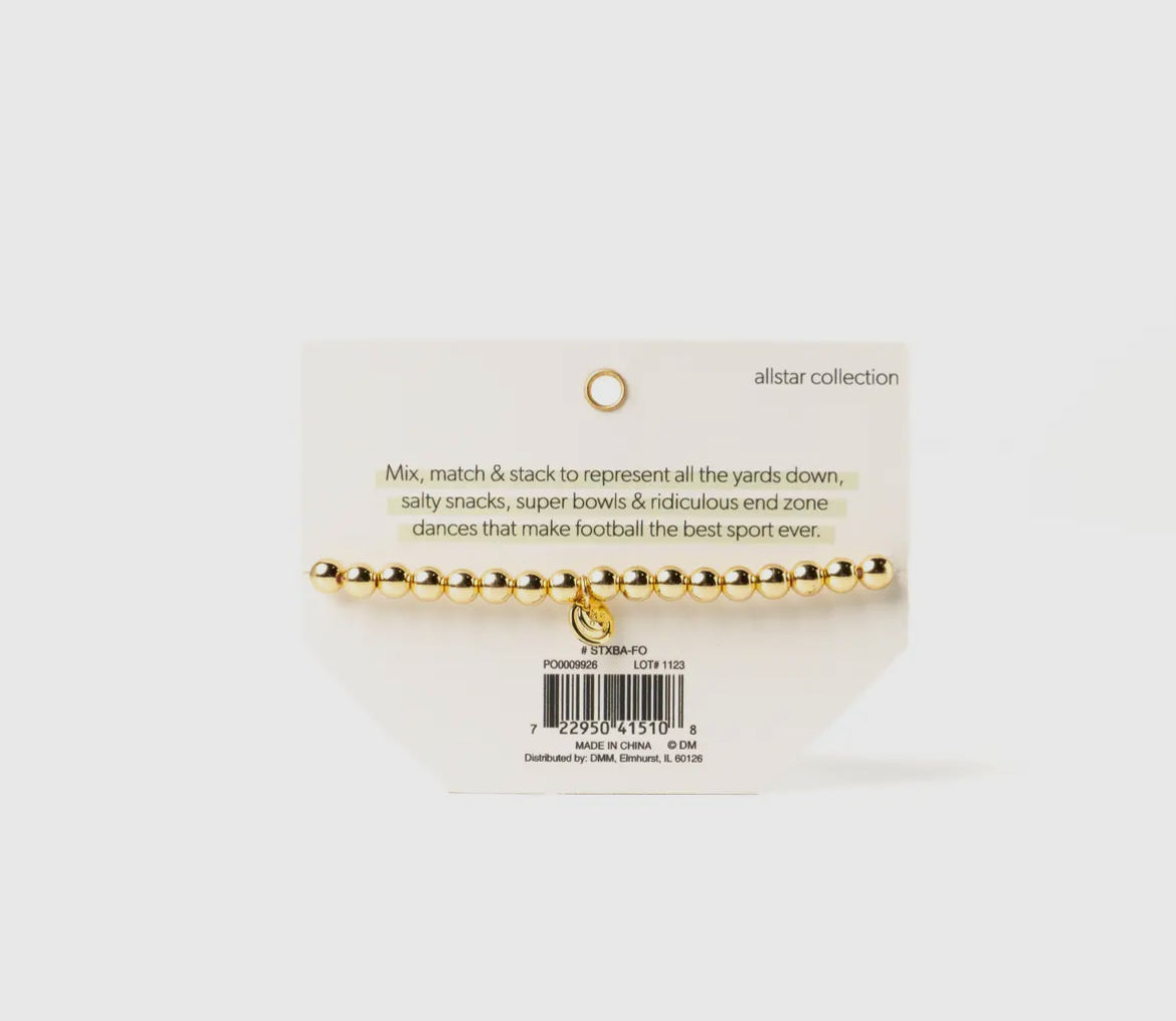 Soul Stacks Gold Sports Stretch Braclets