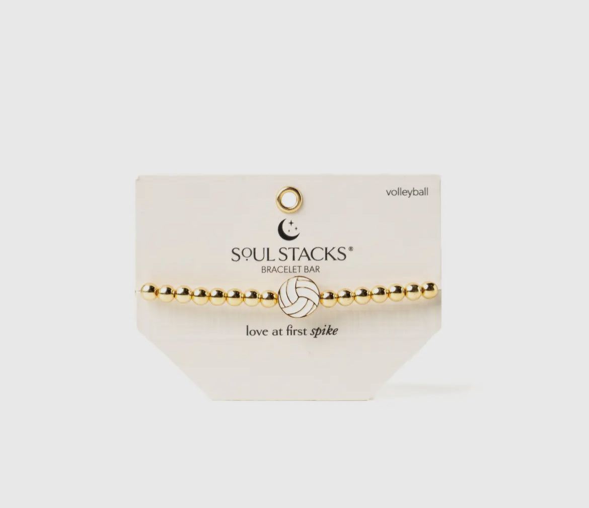 Soul Stacks Gold Sports Stretch Braclets