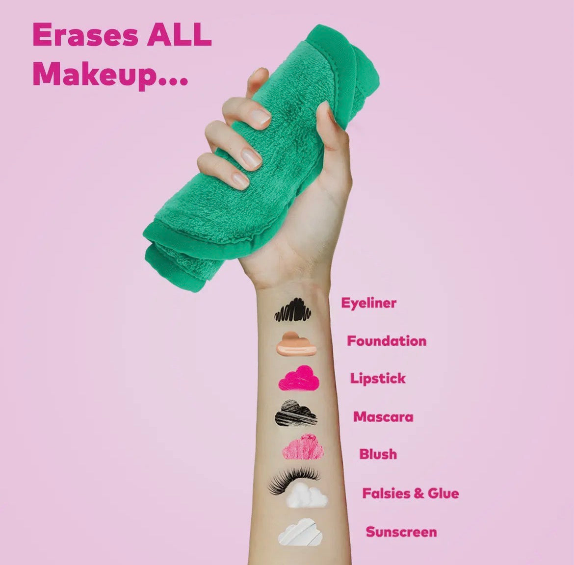 Makeup Eraser Ruby Red Pro