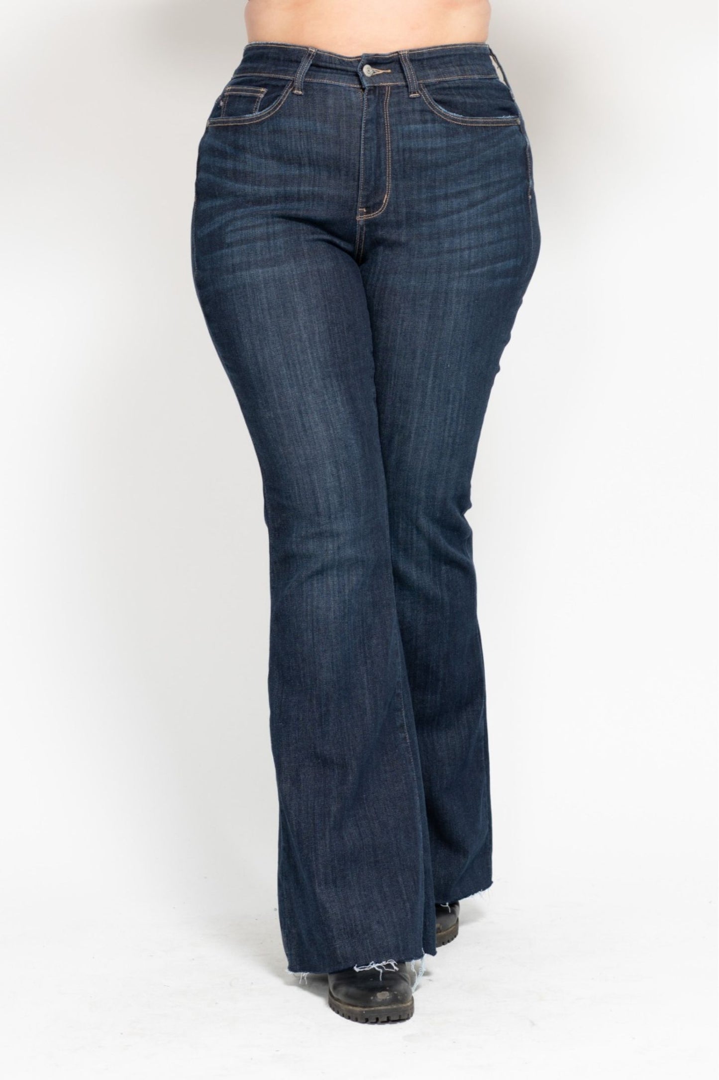 Judy Blue Giselle High Rise Dark Wash Tall Flare Jeans (JB 82343)