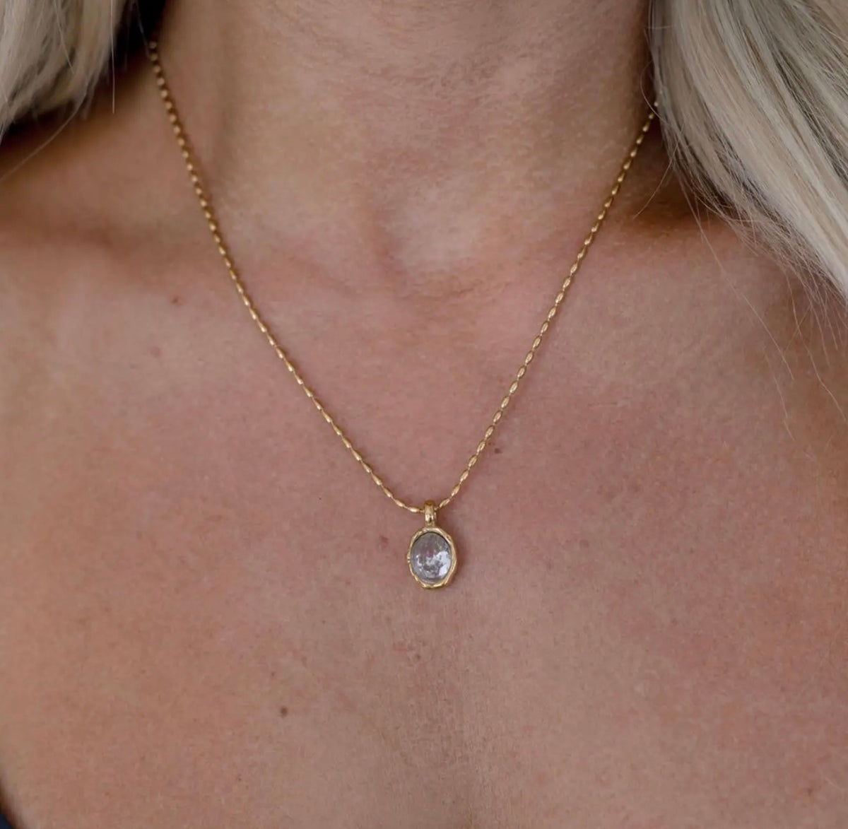 Chansuttpearls Sage Pendant Necklace (Gold & Silver)
