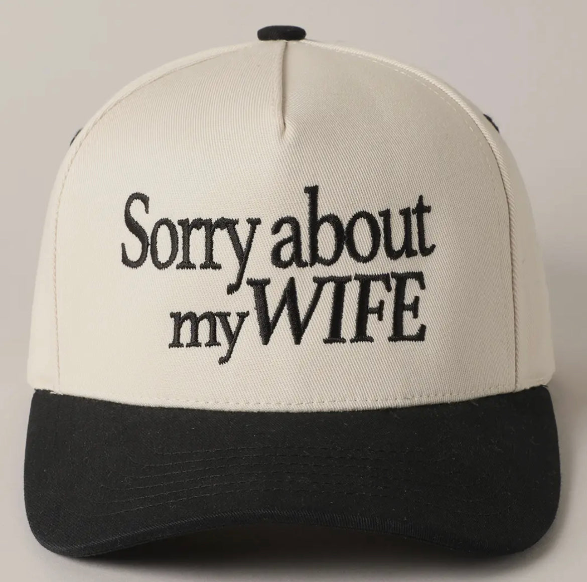 Sorry About My Wife Dad Hat