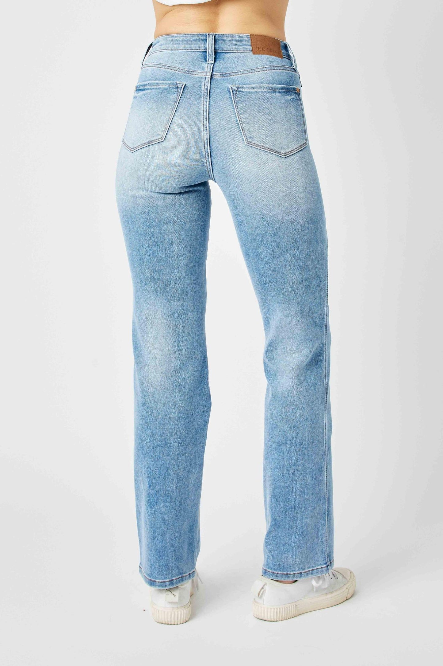 Judy Blue Xandra High Rise Tummy Control Straight Leg Jeans (JB 88794)