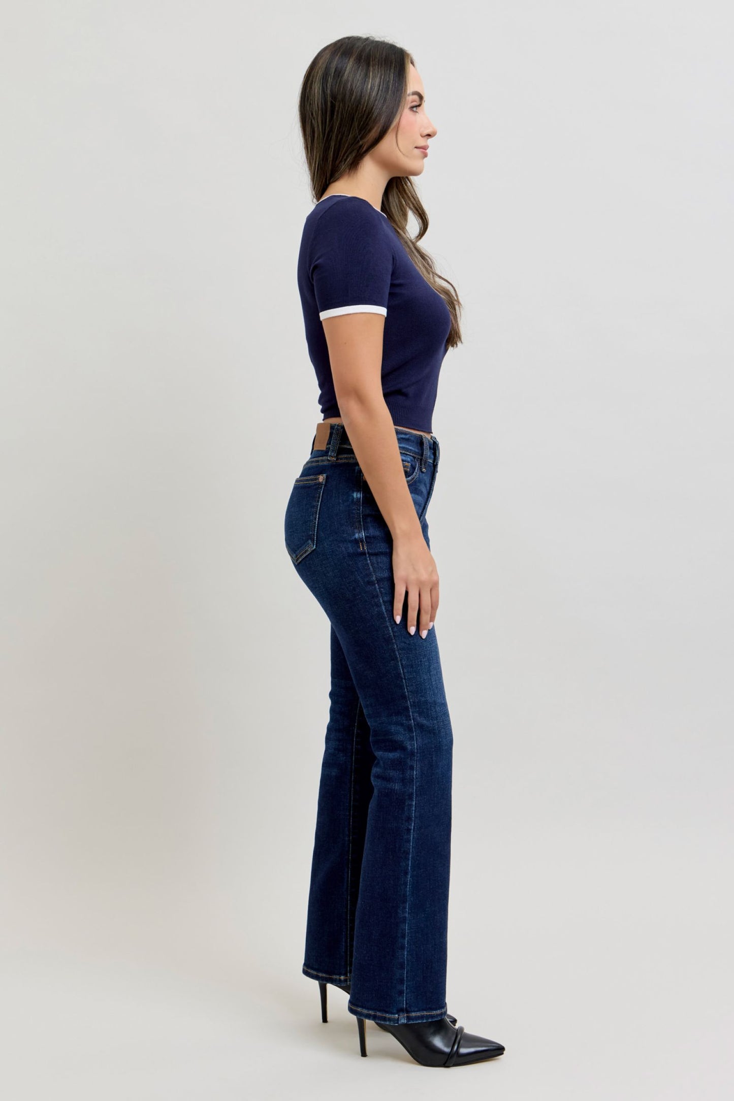 Judy Blue Petite Becky Basic Bootcut Jeans (JB 82586 PT)