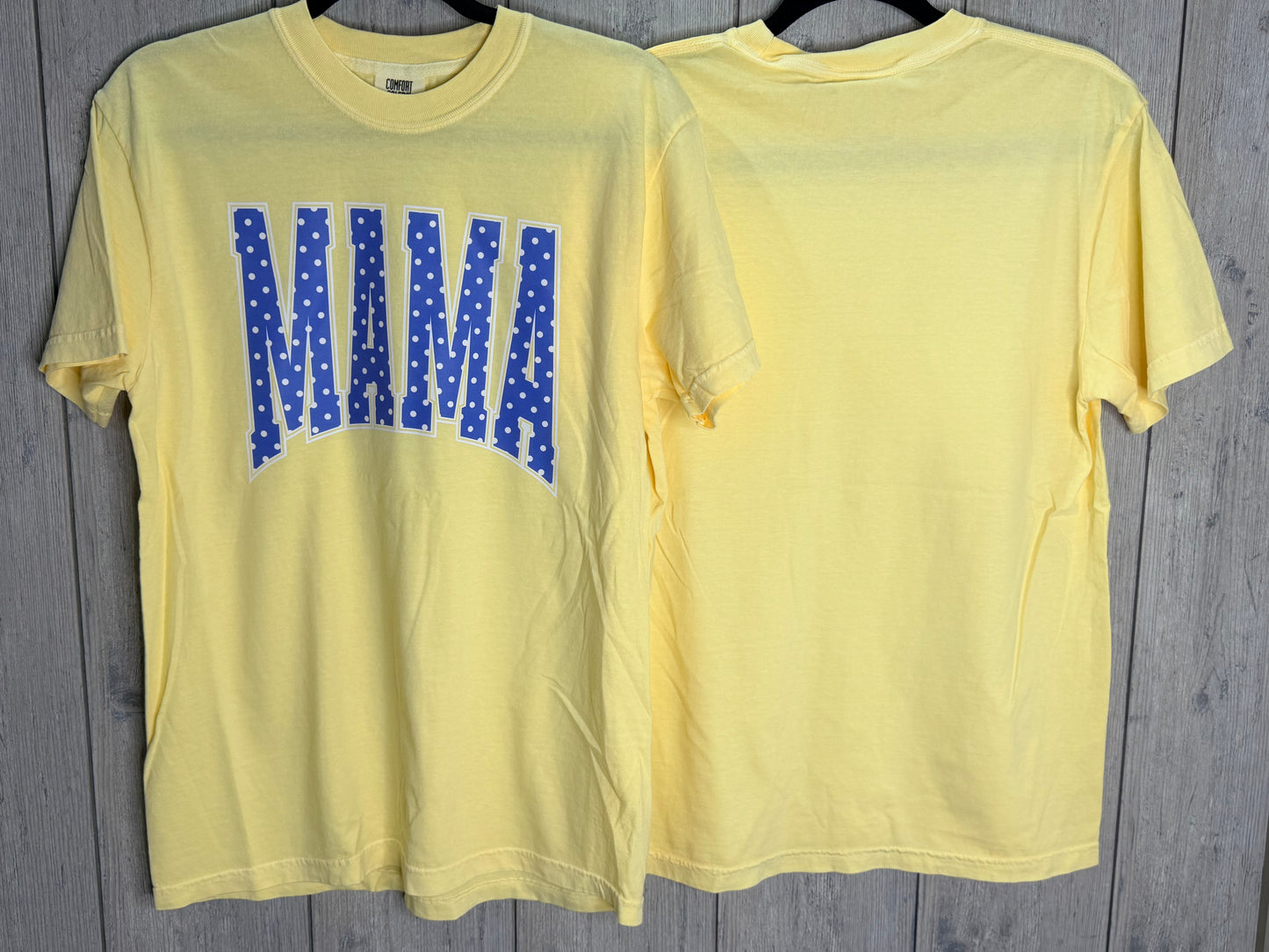 Mama Polka Dot Comfort Colors Tee