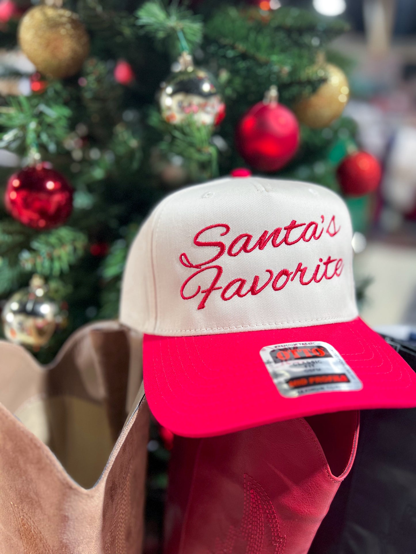 Santa’s Favorite Embroidered Trucker Hat