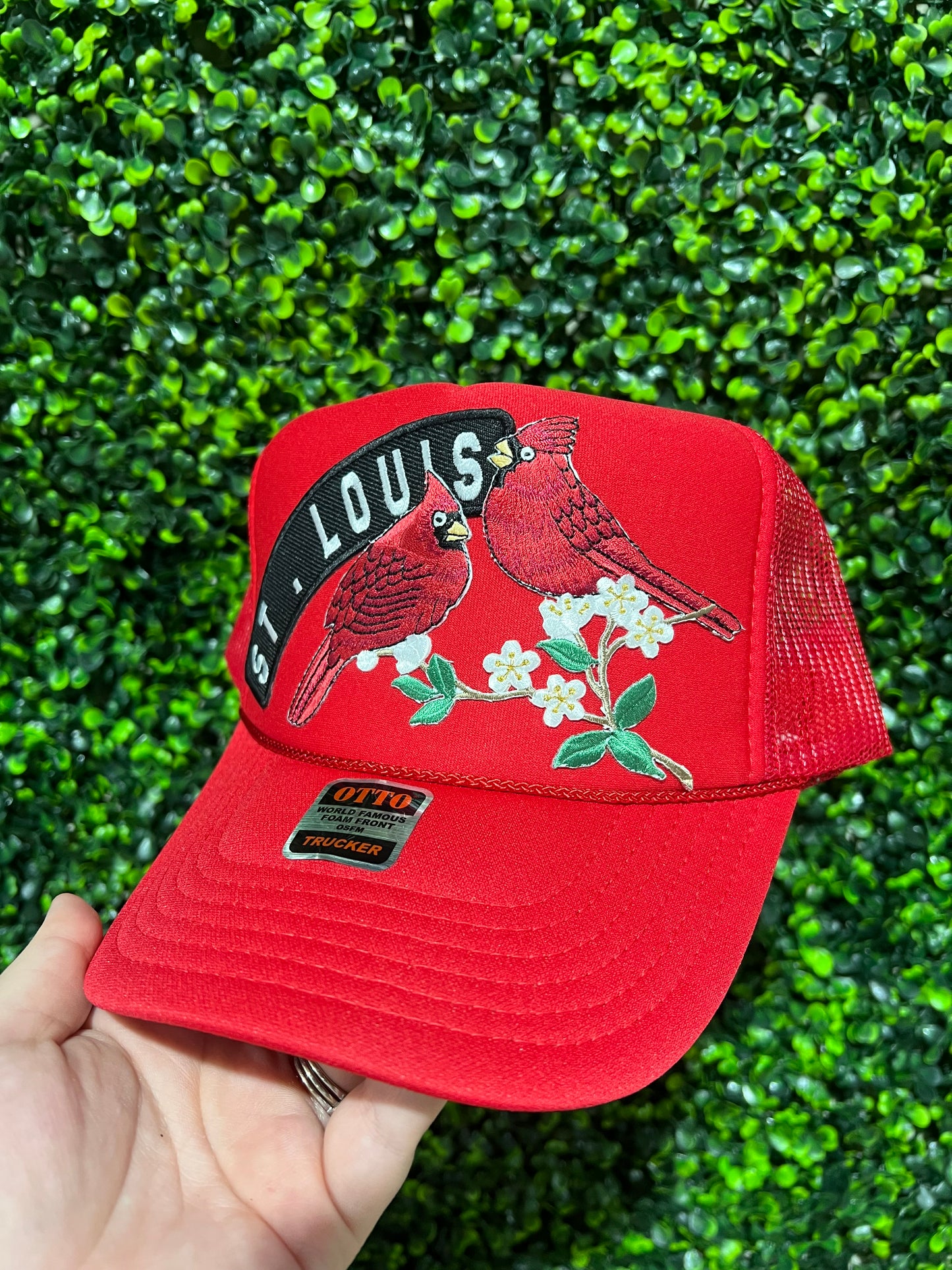 Red St.Louis Trucker Hat