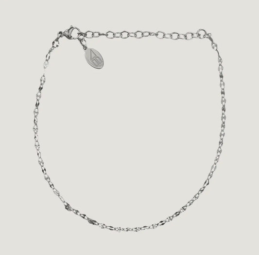 Silver Eve Waterproof Anklet