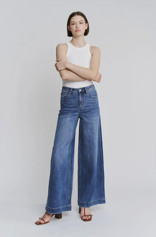 Demi Super High Rise Wide Leg Slouchy Jeans