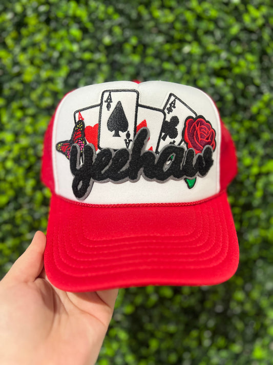 Red Yeehaw Trucker Hat