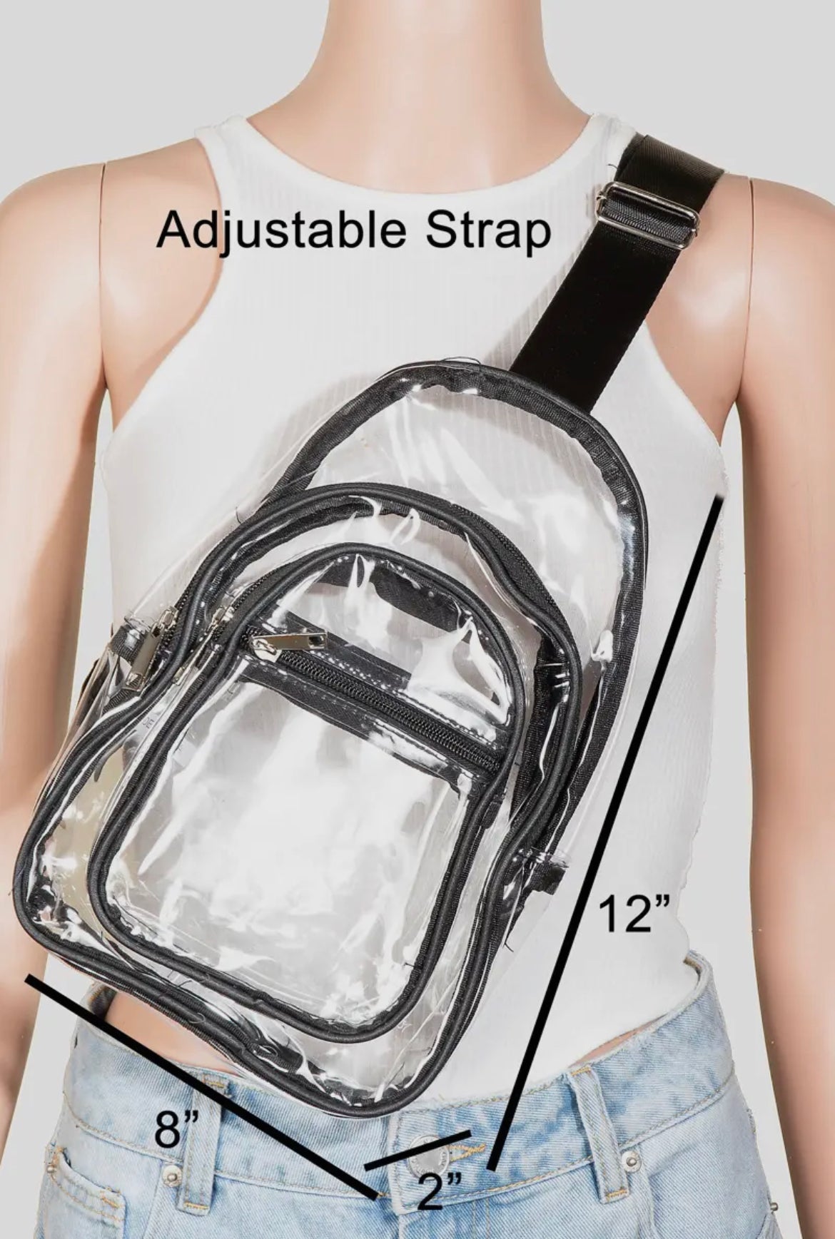 Large Clear Sling Bag