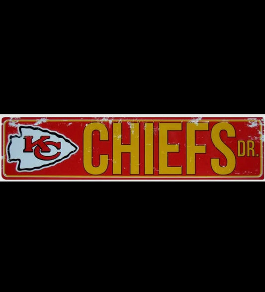 Chiefs Drive Street Sign