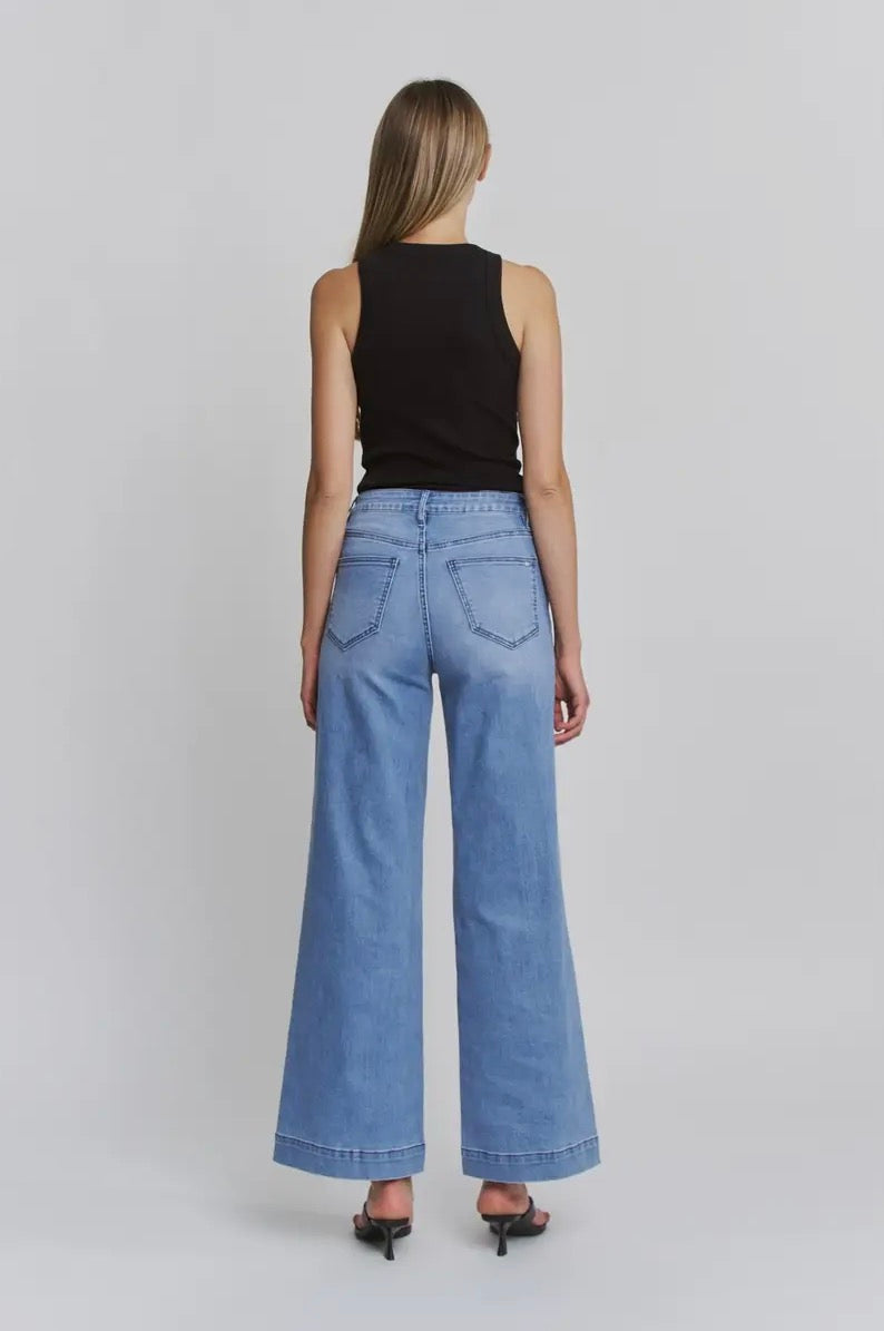 Jessi High Rise Wide Leg Trouser Jeans