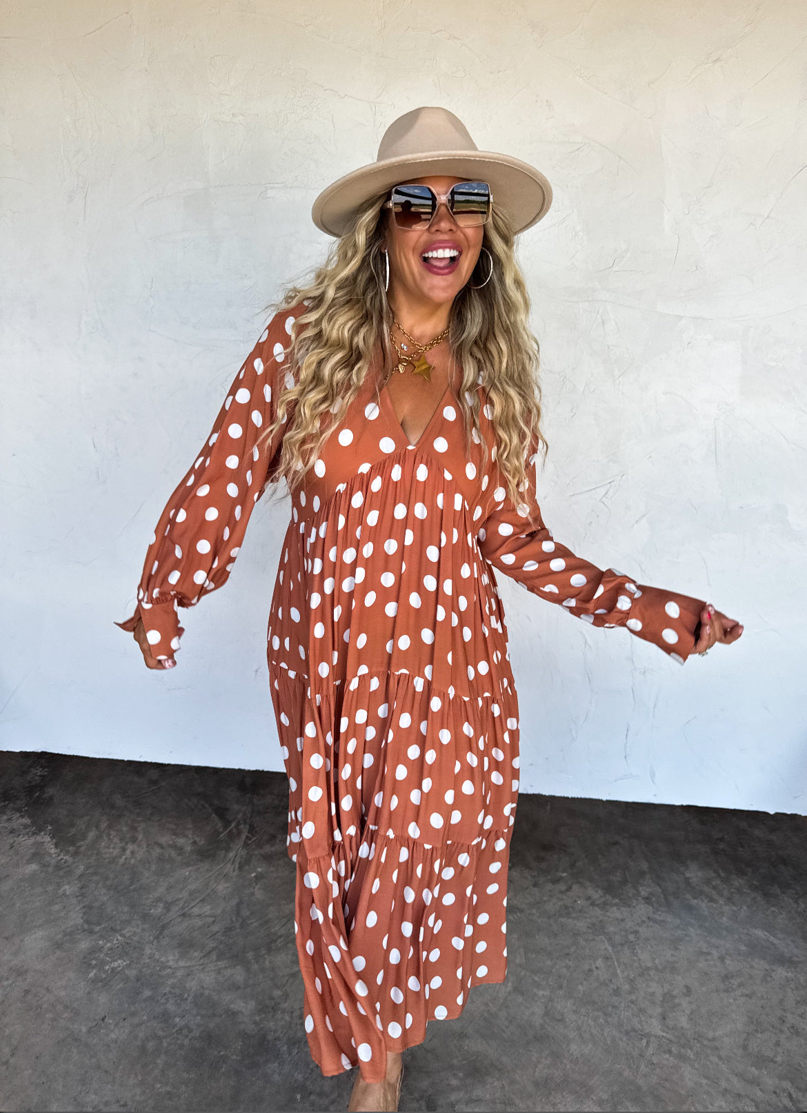 Kora Polka Dot Dress