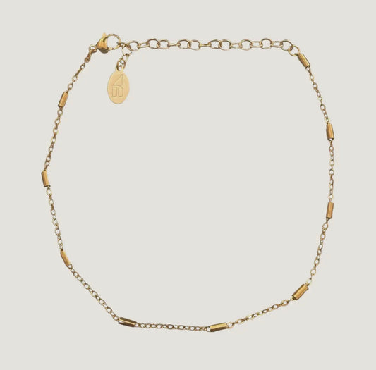 Gold Piper Waterproof Anklet