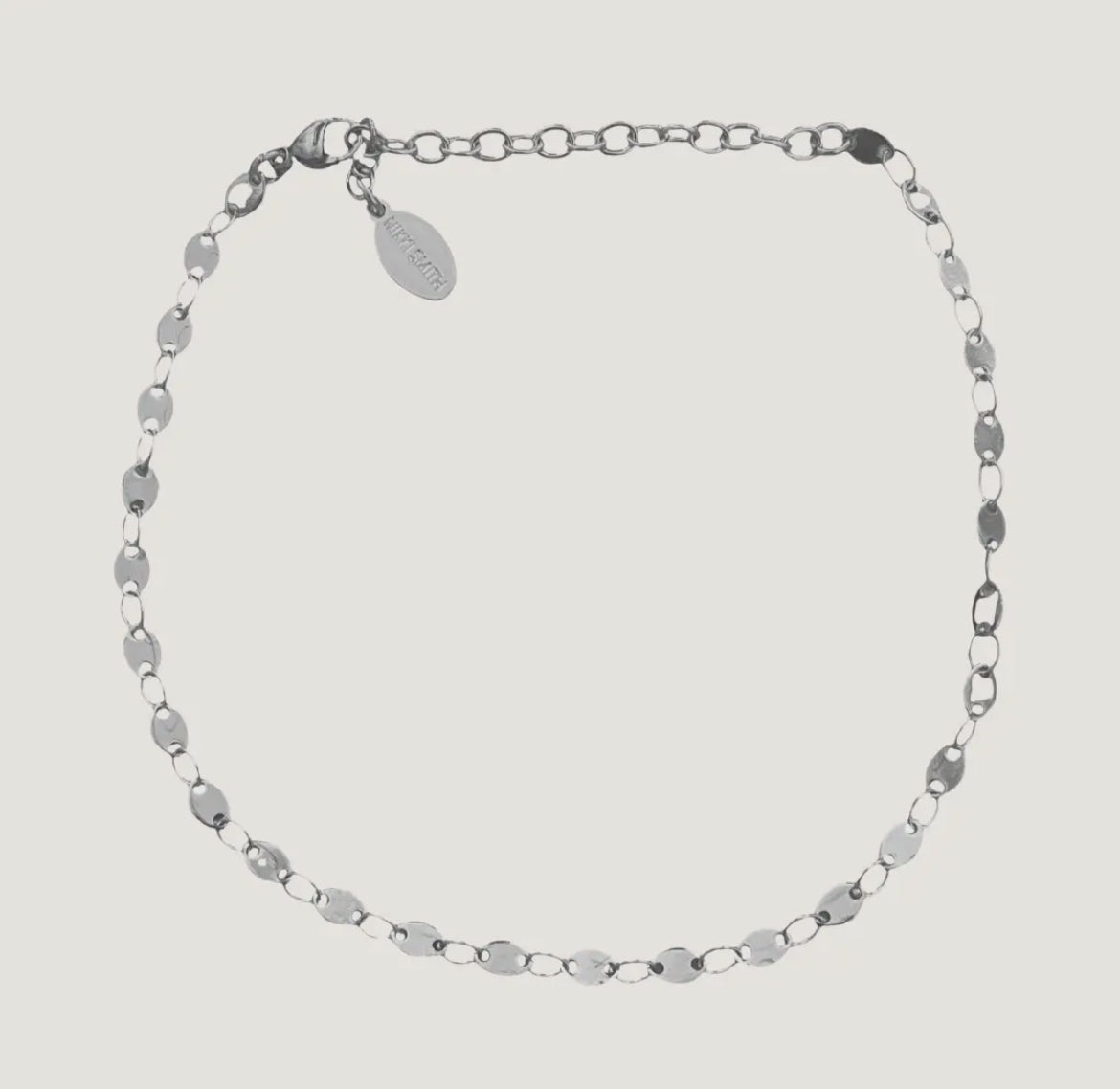 Silver Gwen Waterproof Anklet