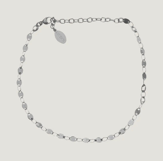 Silver Gwen Waterproof Anklet