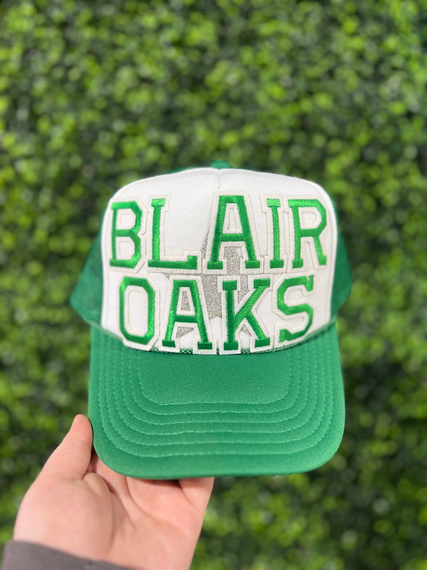 Green Blair Oaks Star Trucker Hat