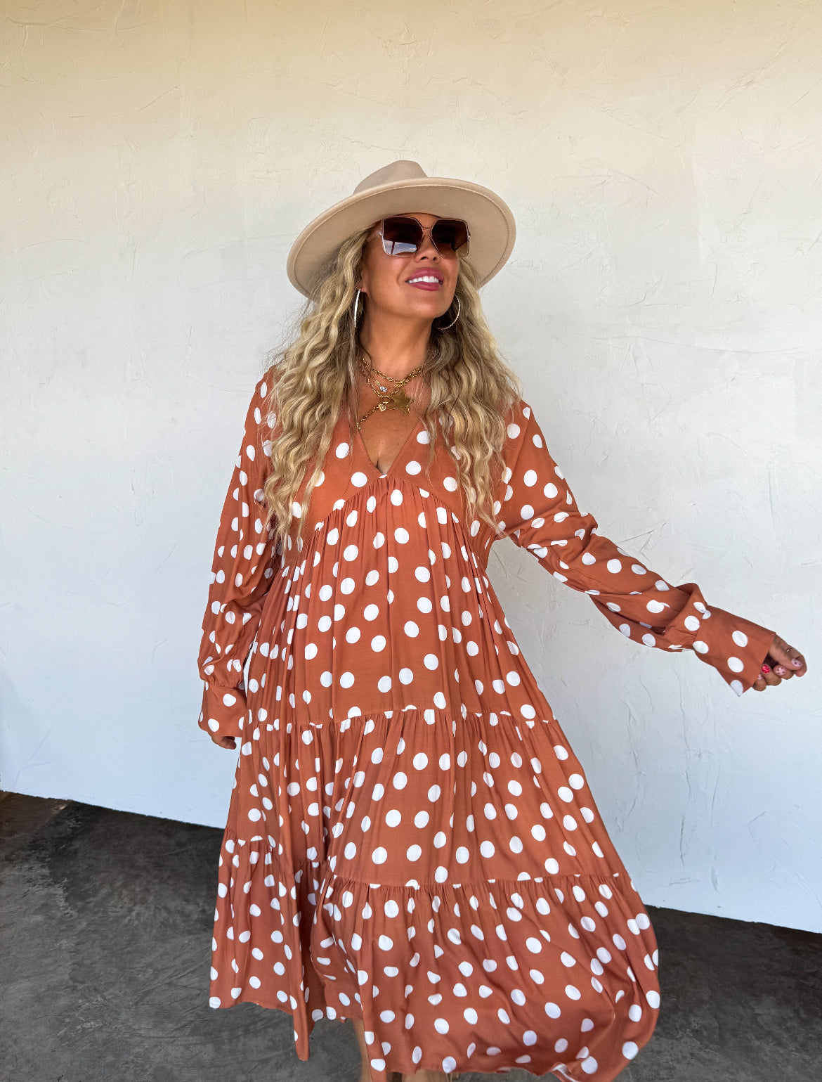 Kora Polka Dot Dress