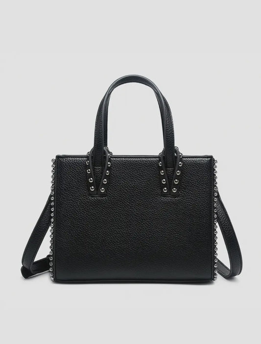 Brenda Vegan Studded Trim Small Tote