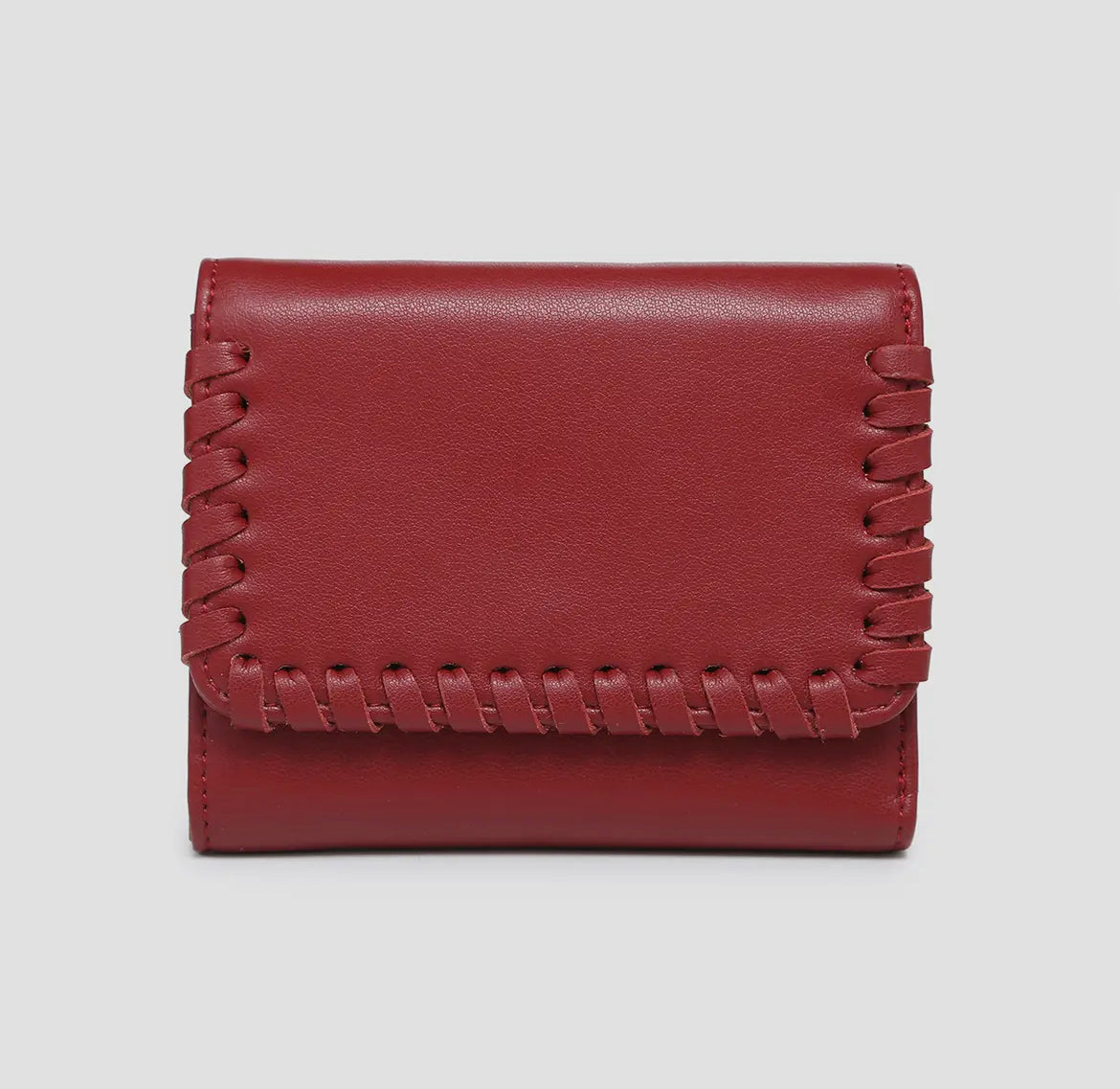 Logan Whipstitch Trifold Vegan Wallet WL2352