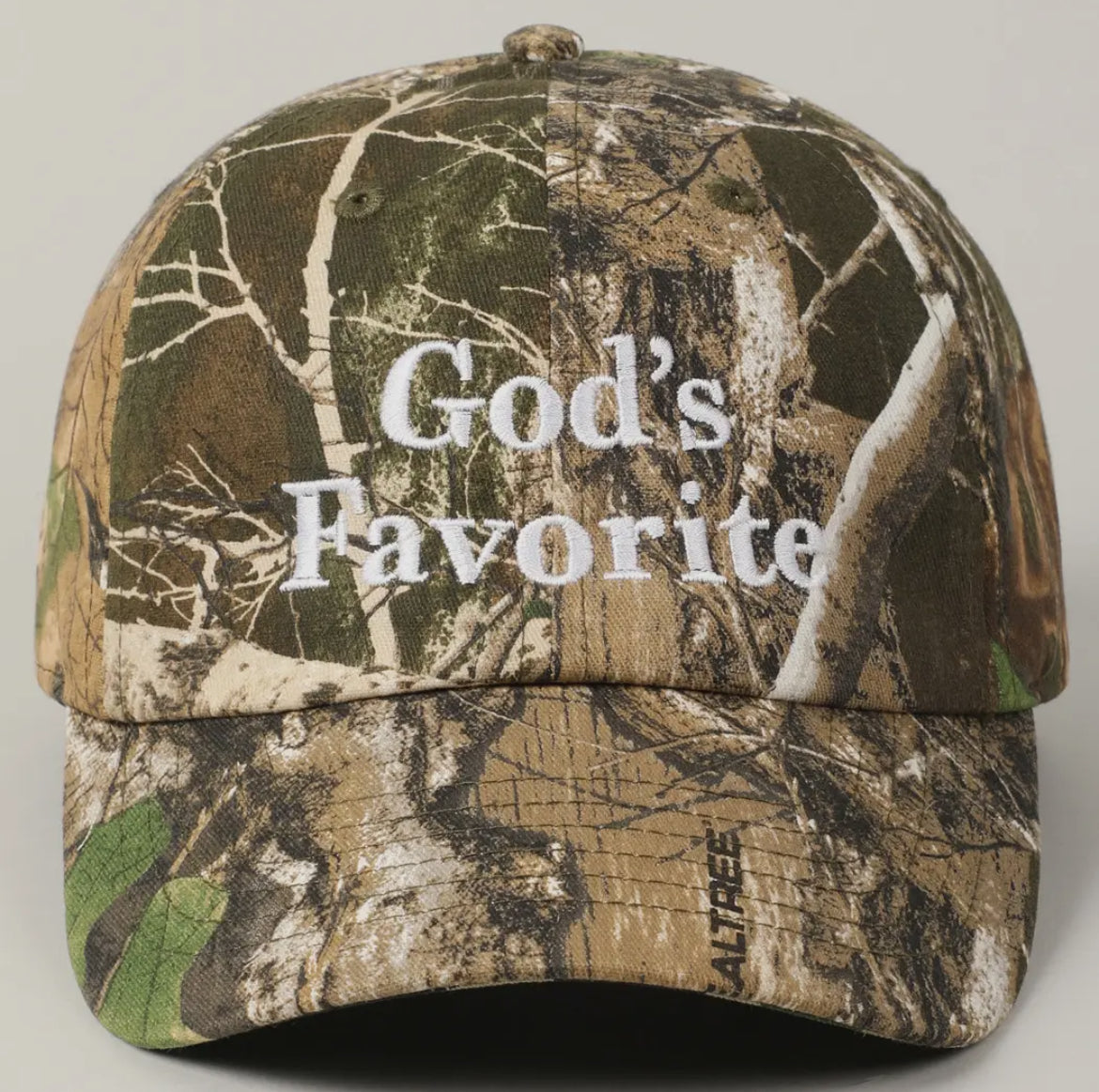 God’s Favorite Camo Baseball Hat
