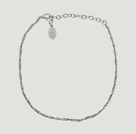 Silver Fallon Waterproof Anklet