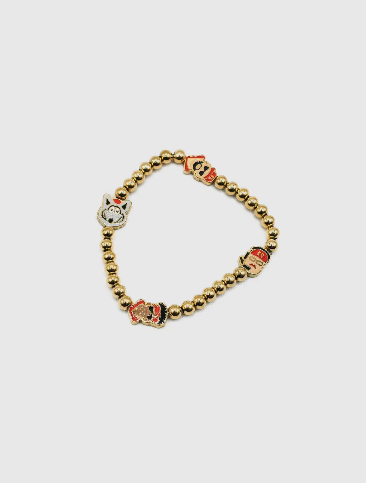 Kansas City Team Beaded Stretch Bracelet