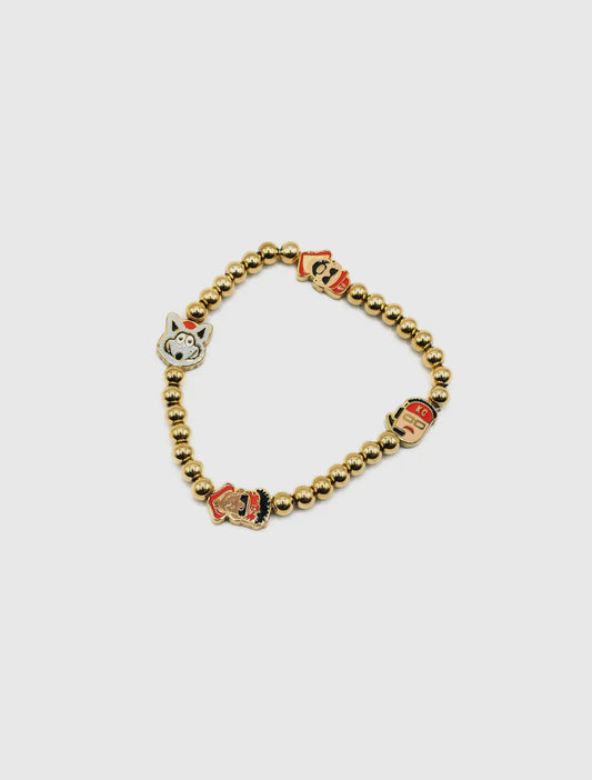 Kansas City Team Beaded Stretch Bracelet