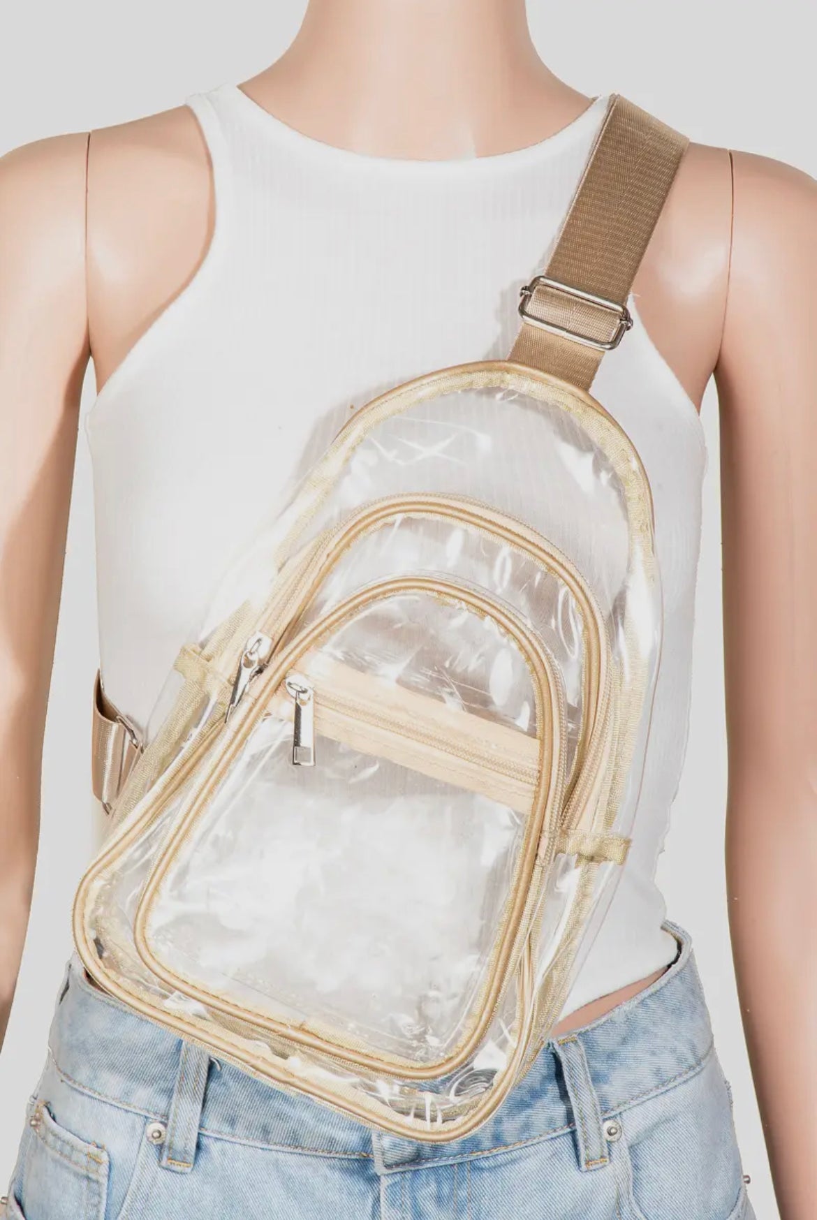 Large Clear Sling Bag