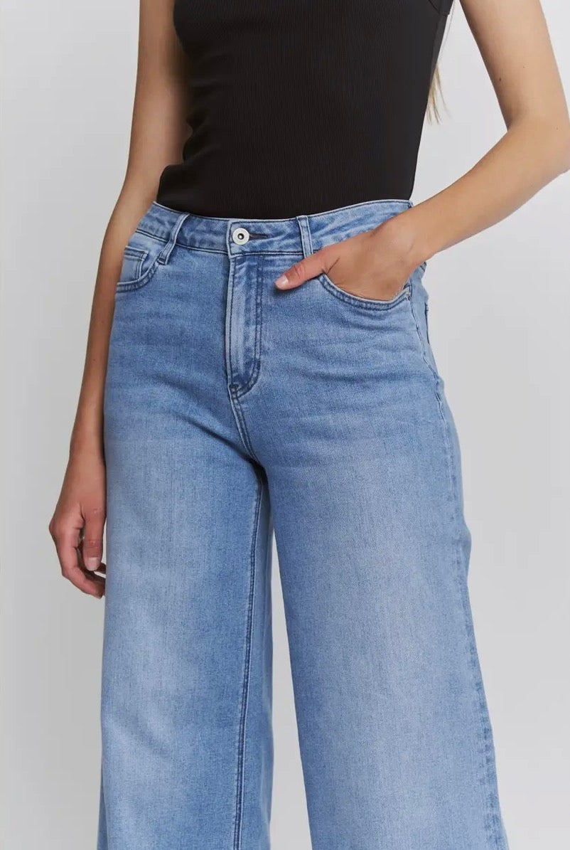 Jessi High Rise Wide Leg Trouser Jeans