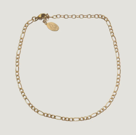 Gold Tasha Waterproof Anklet