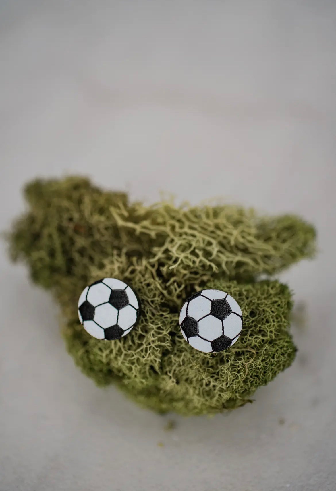 Soccer Ball Stud Earrings