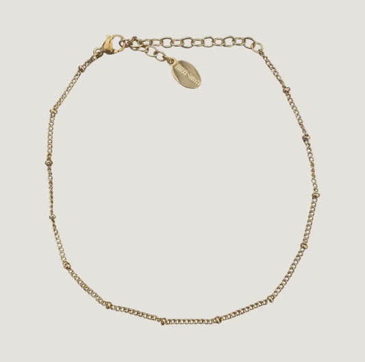 Gold Jess Waterproof Anklet