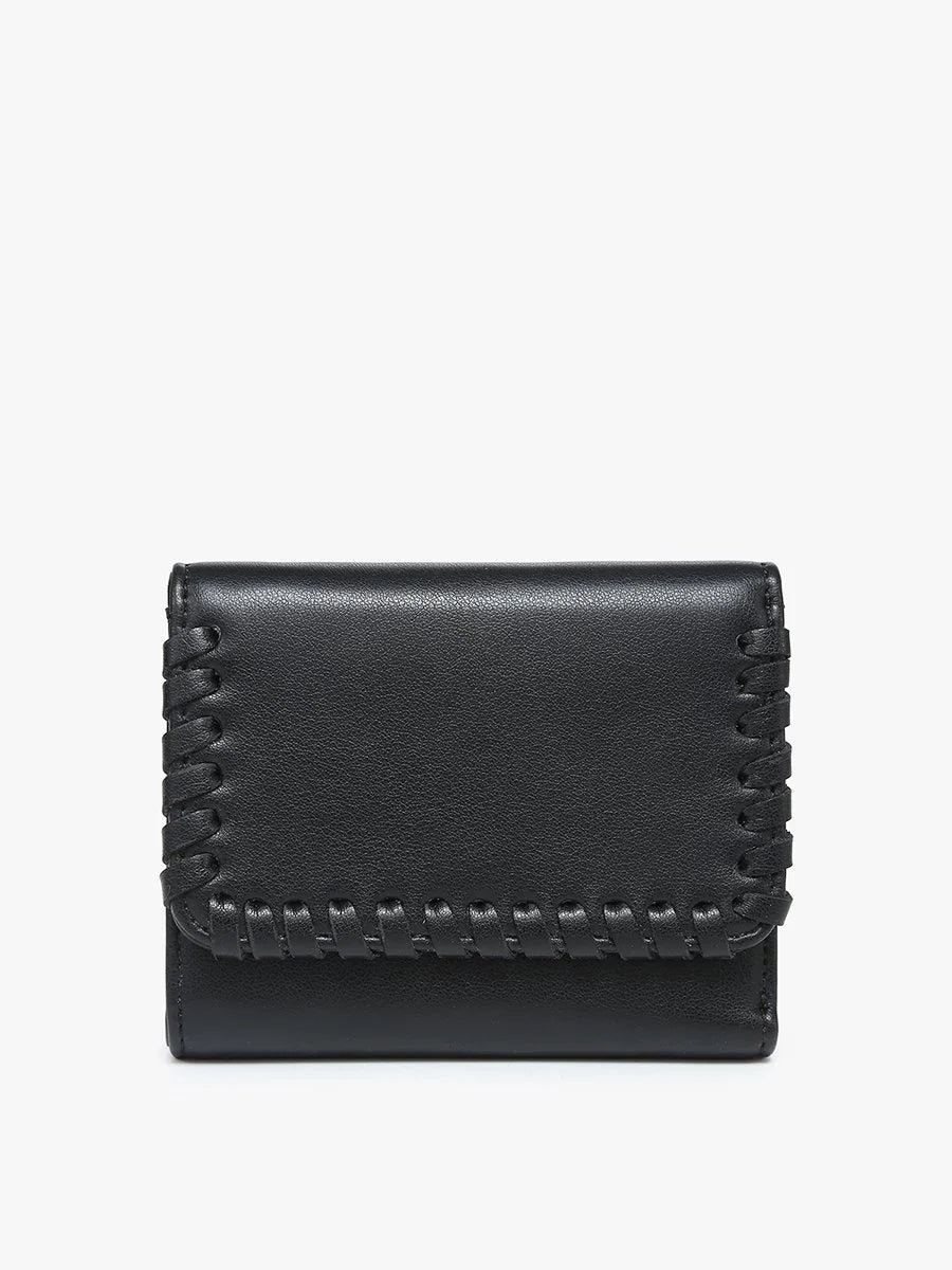 Logan Whipstitch Trifold Vegan Wallet WL2352