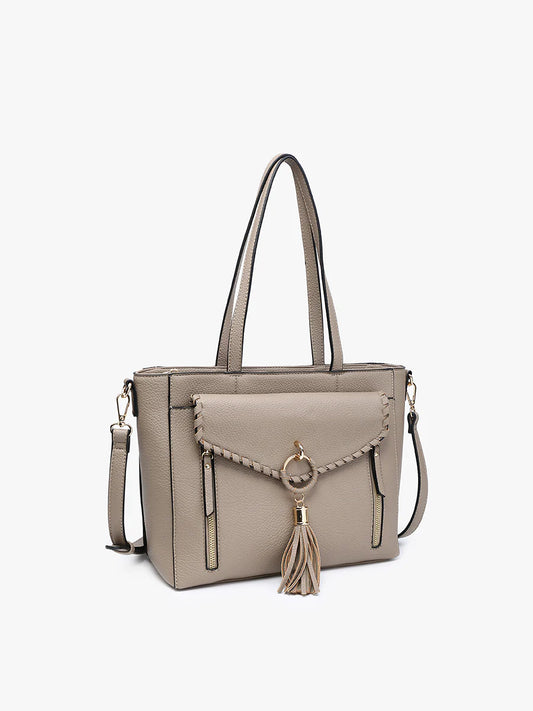 Phoebe Vegan Leather Tote Bag