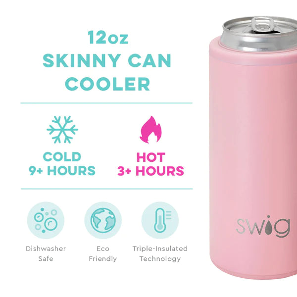 Swig Blush Skinny Can Cooler (12 oz)