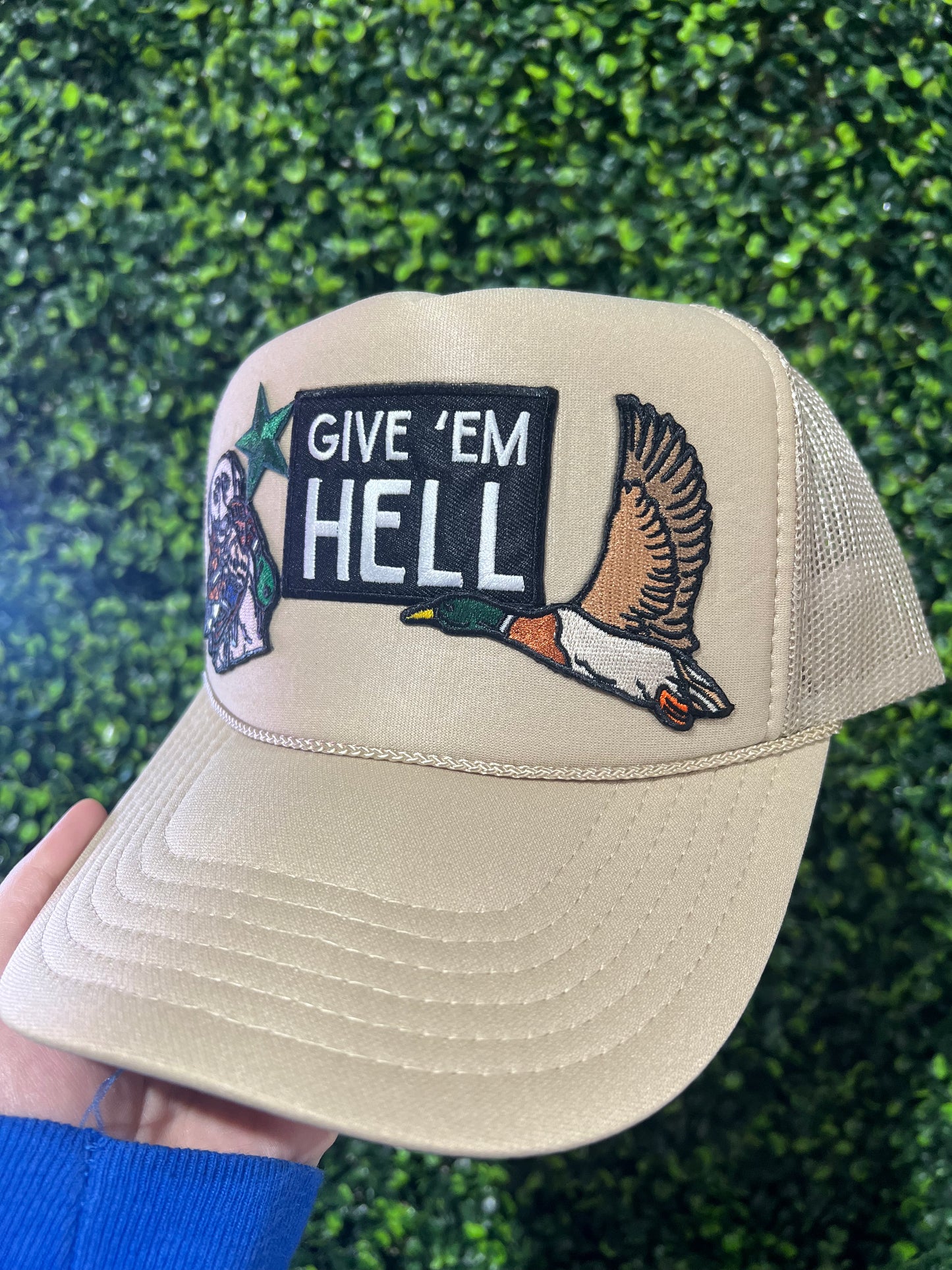 Give ‘em Hell Mallard Trucker Hat