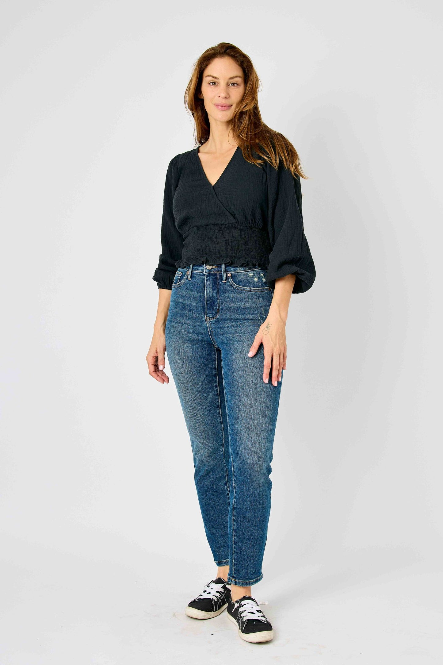 Judy Blue Katy High-Rise Tummy Control Slim Jeans (JB 88776)