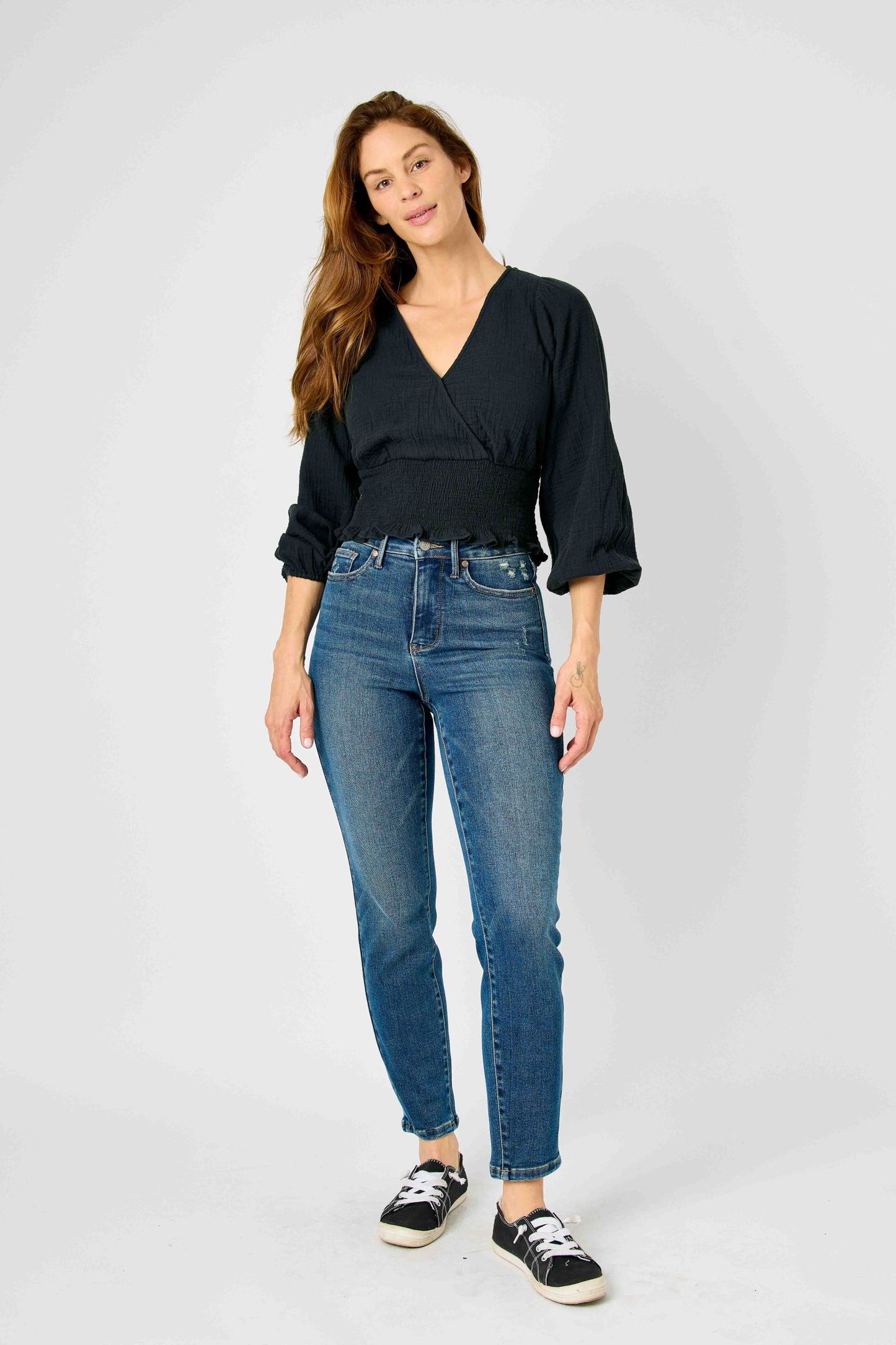 Judy Blue Katy High-Rise Tummy Control Slim Jeans (JB 88776)