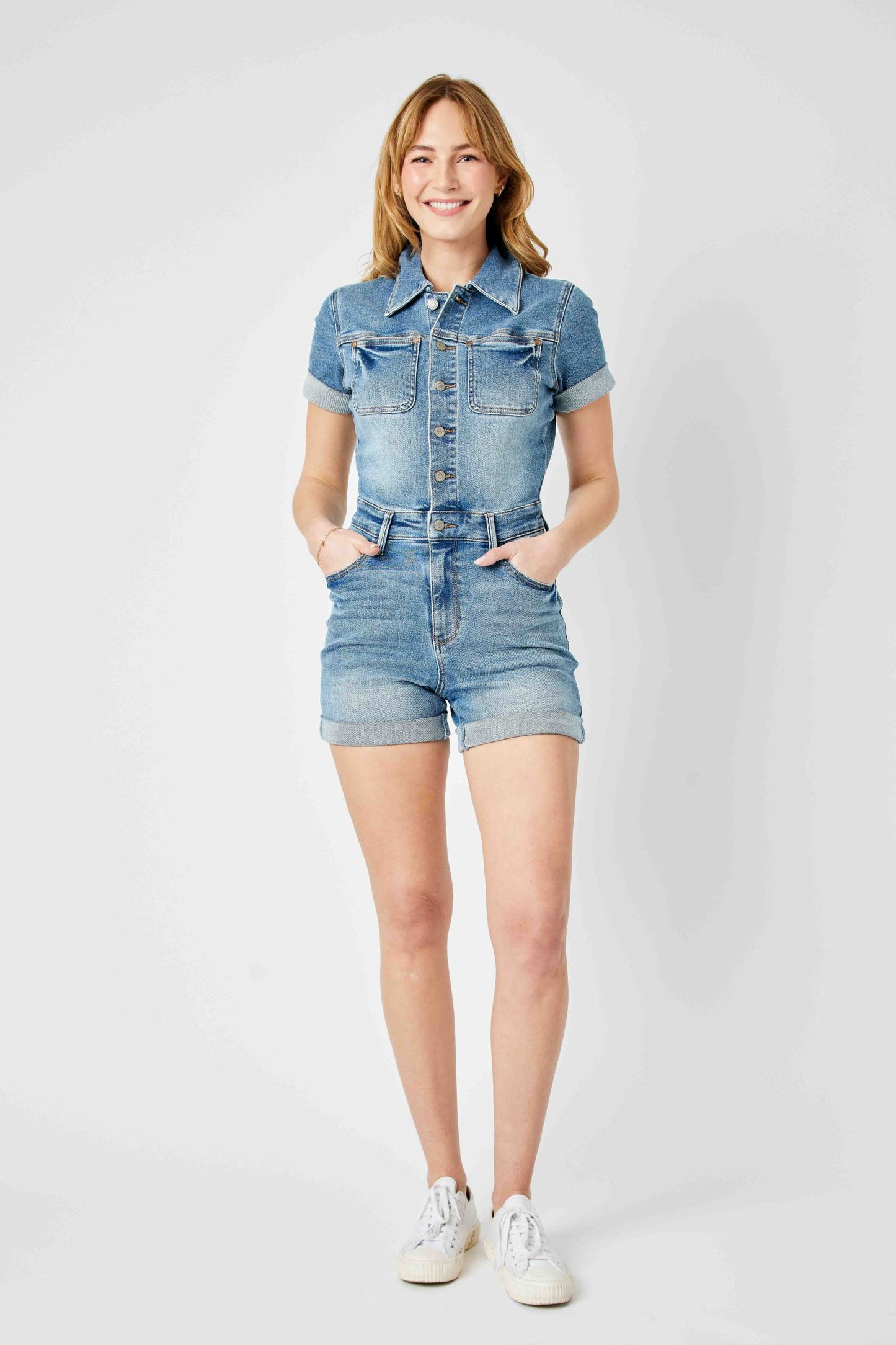 Judy Blue Mandy Denim Romper (JB 150244)