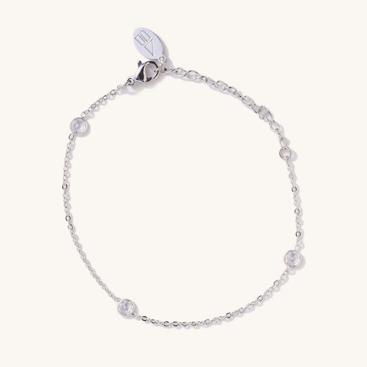 Silver Kai Crystal Bracelet