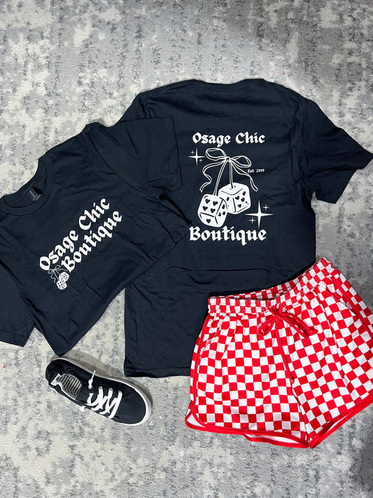 Osage Chic Boutique Cherry Dice Tee