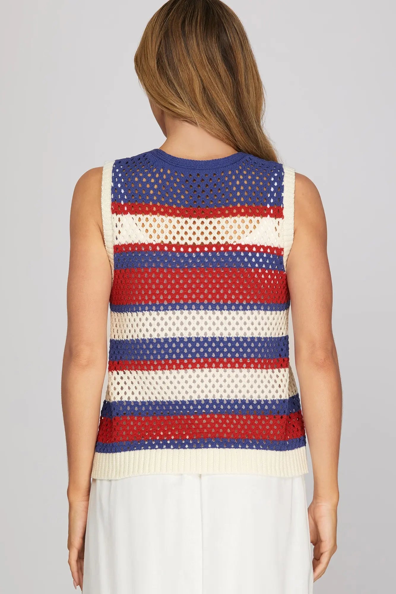 Americana Tie Front Vest