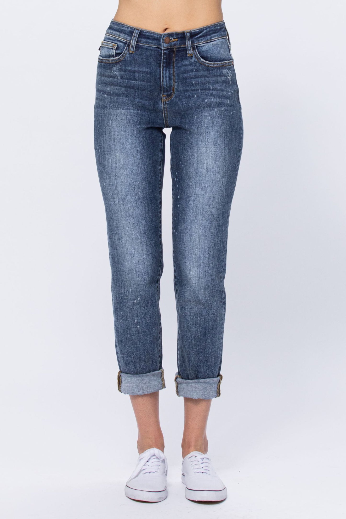 Judy Blue Betty High-Rise Boyfriend Fit Jeans (JB 82346)