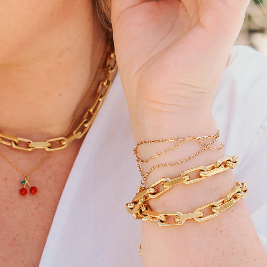 Gold Dani Chunky Link Bracelet