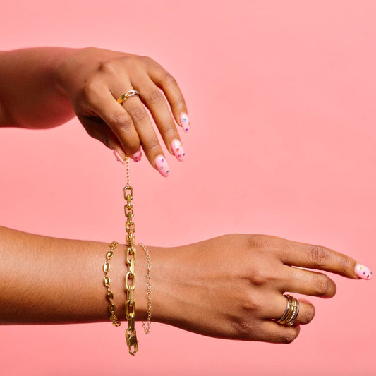 Gold Dani Chunky Link Bracelet