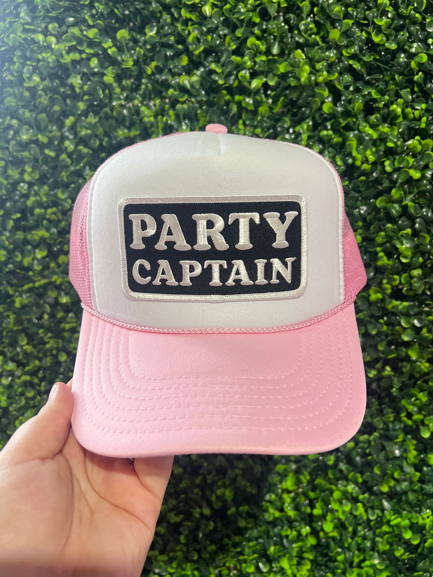 Pink Party Captain Trucker Hat