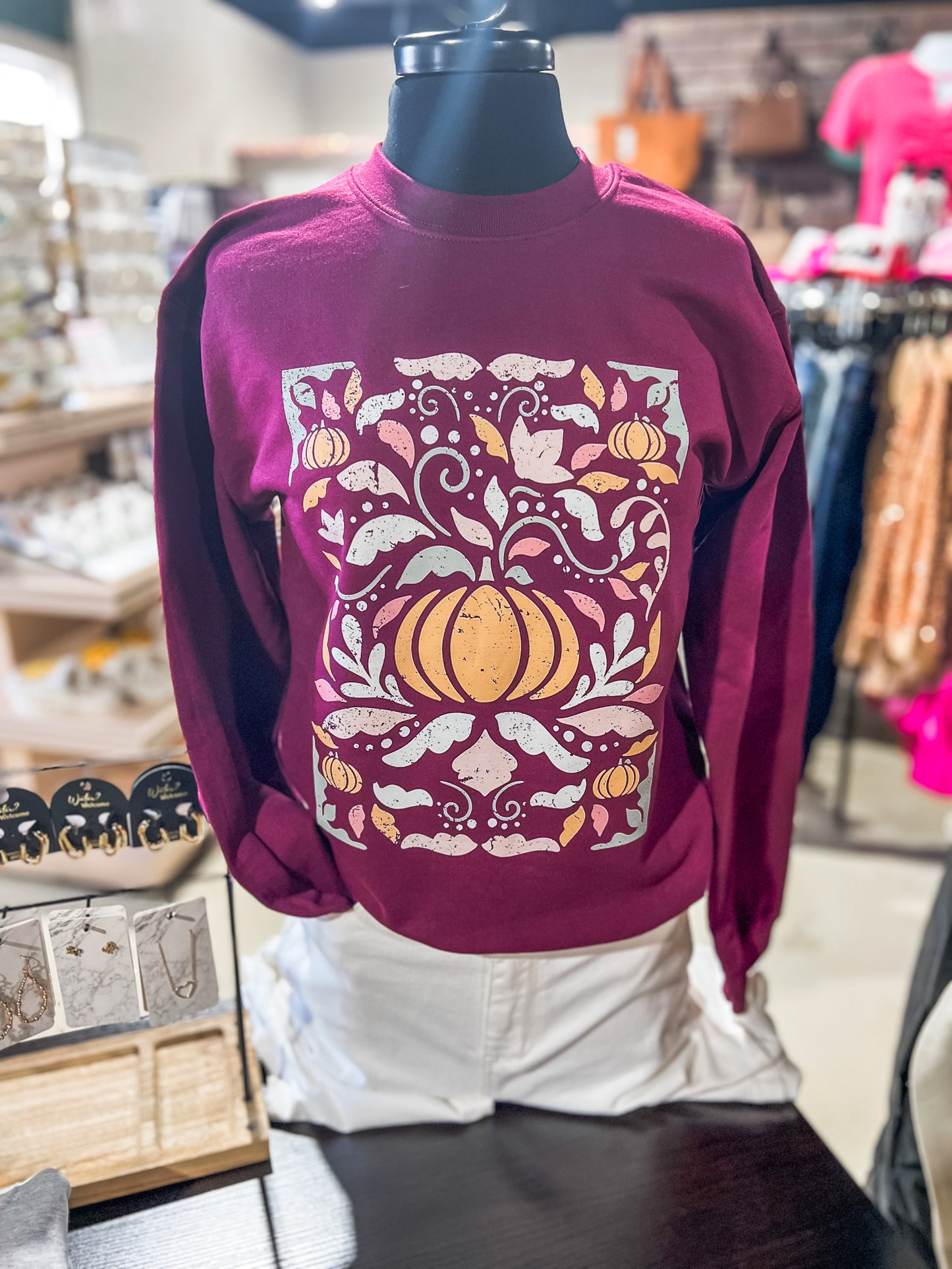 Artsy Pumpkin Sweatshirt