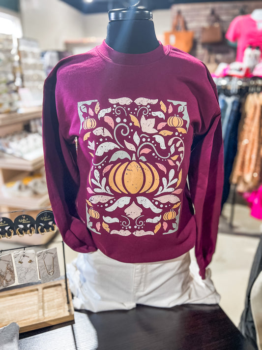 Artsy Pumpkin Sweatshirt